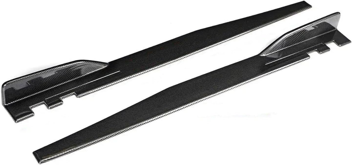 サイドスプリッターカーサイドスカート 1.2 メートルサイドスカート延長ユニバーサル車のサイドスカートウイングレットスプリッターリッ