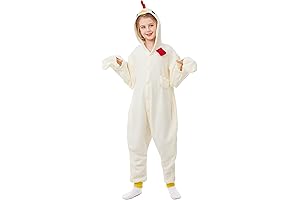 CANASOUR Kids White Chicken Costume for Halloween