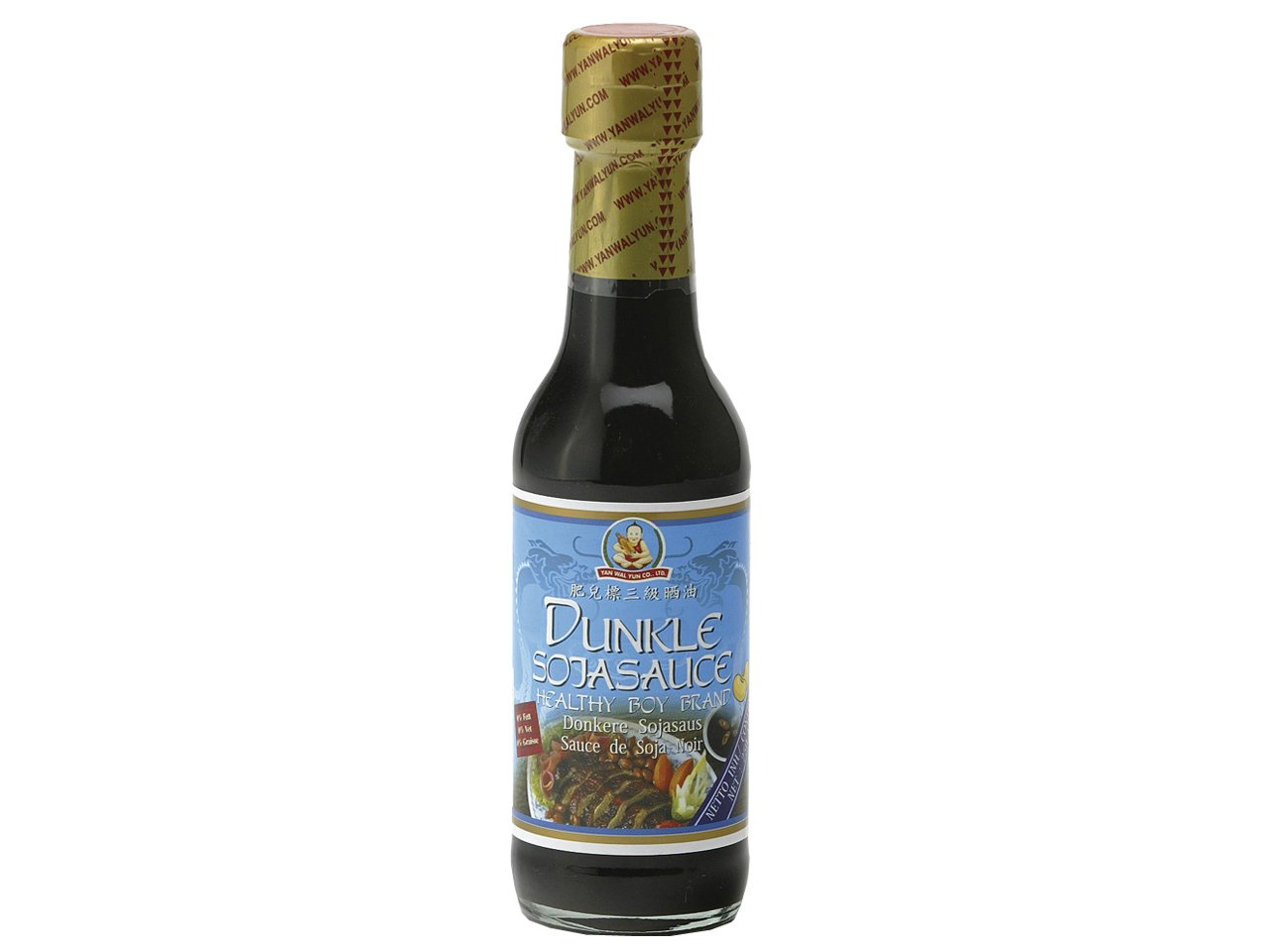 Healty Boy Sojasauce dunkel 250ml, 12er Pack (12 x 250 ml)