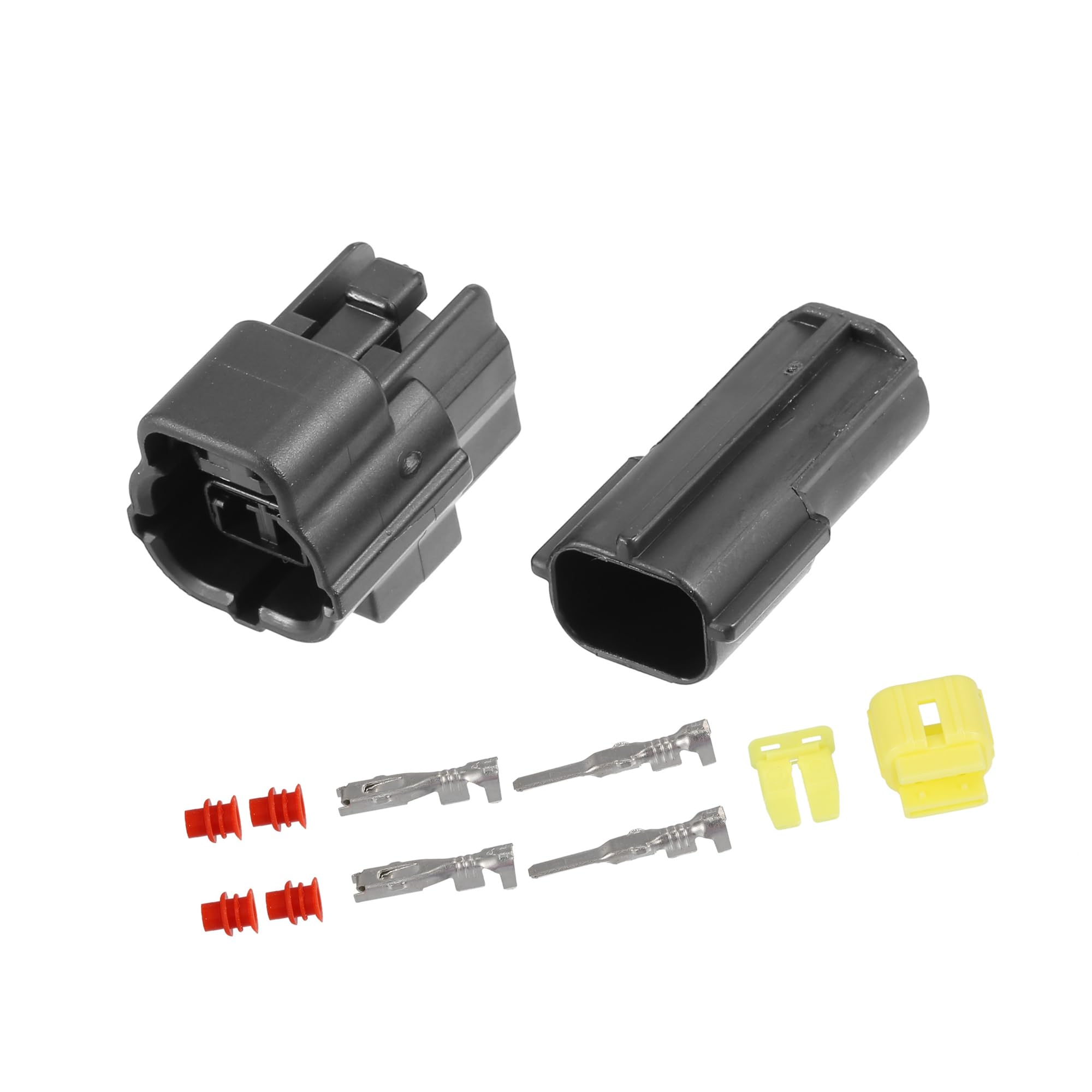 1 set 2 pin water temperature sensor connector adapter plug clip kit replacement universal for car truck motorcycle boat auto replacement parts