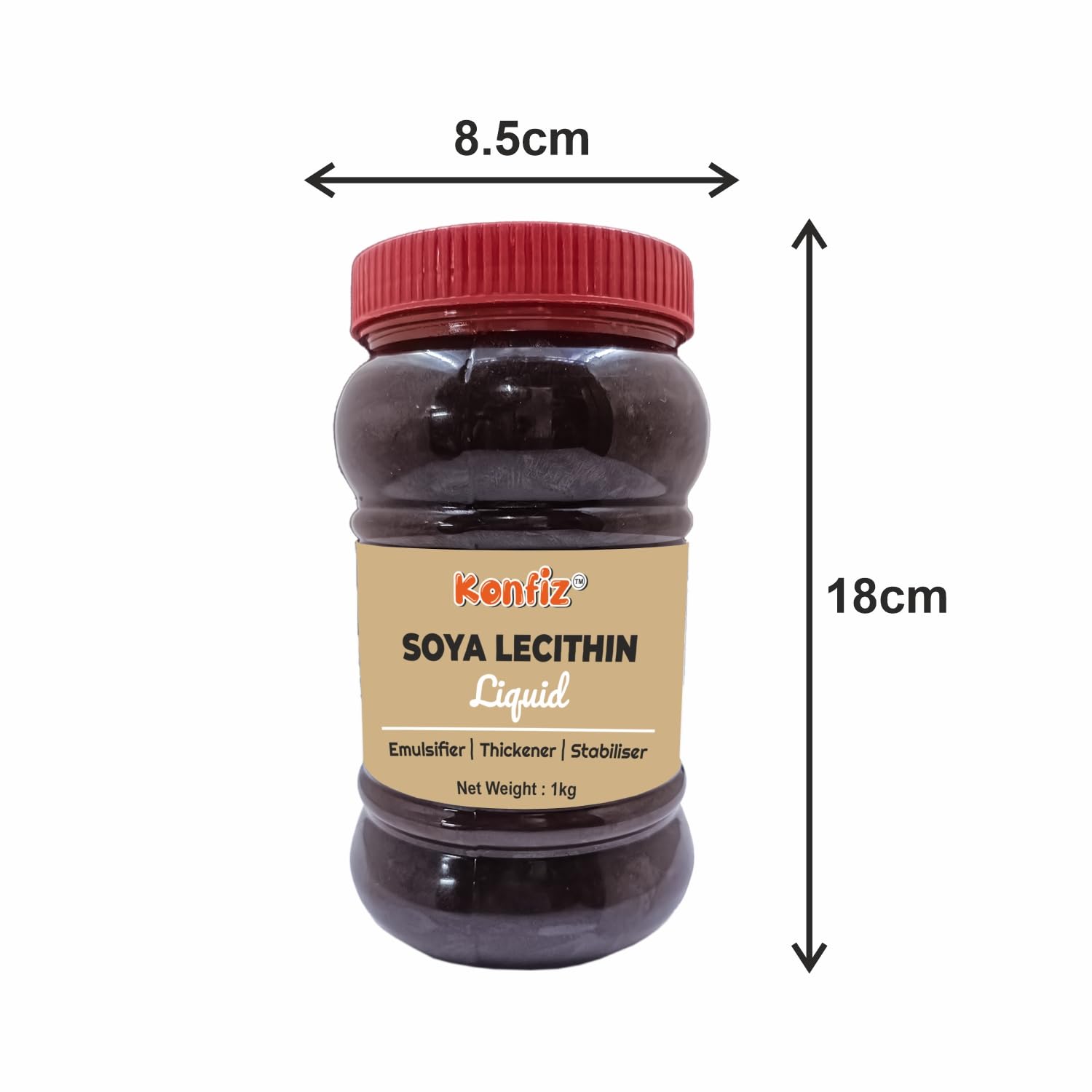 KONFIZ Soy Lecithin Liquid – 1kg | Natural Food Emulsifier, Stabilizer & Thickener for Baking, Chocolates, Confectionery, and Desserts - Image 4 thumbnail