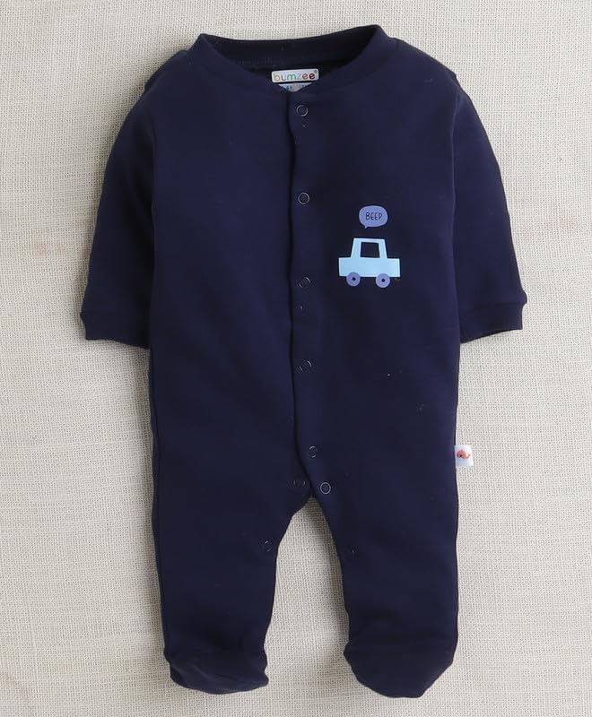 Image of 100% Cotton Rompers for New Born Baby Sleepsuits Jumpsuit Night Suits for Baby Boys & Girls |Onesies| Infant Clothes Pack Of 3