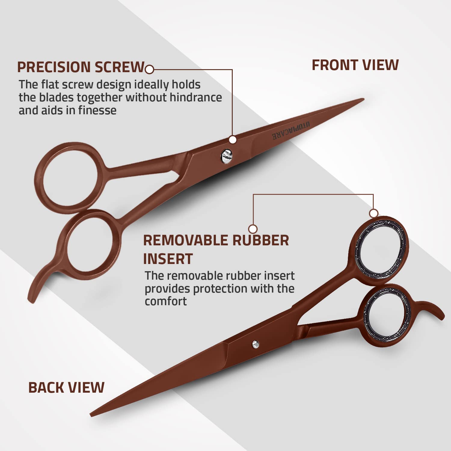 Snapklik.com : Utopia Care Hair Cutting And Hairdressing Scissors 6.5 ...