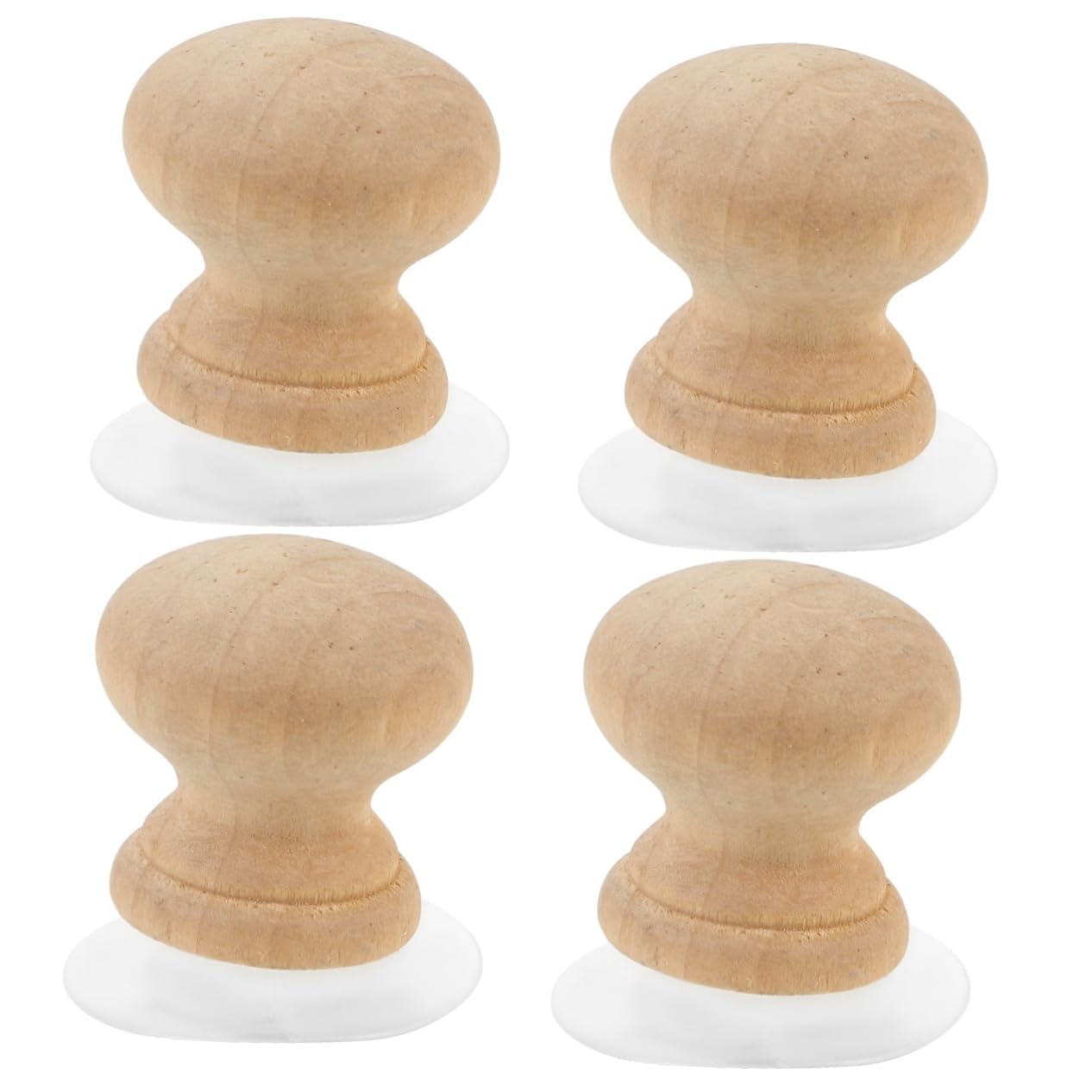 STOBOK 4 Stück Sauglineal Material zum Nähen Stoffschere Nählineal Schneiderkreide Quilt-Vorlagen nähwerkzeug nähmaschinenzubehör Lineal-Bewegungswerkzeug Quilt-Werkzeuge Holz Beige