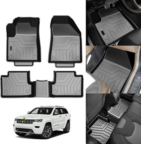 KUST Alfombrillas para Jeep Grand Cherokee 2022, 2023, 2024 (el más nuevo Grand Cherokee) para todo tipo de clima, ajuste personalizado,