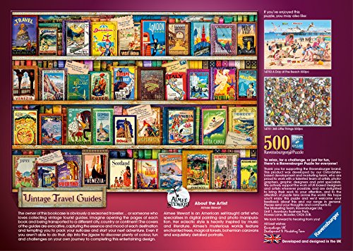 Ravensburger Vintage Travel Guides Puzzle (500x). – Bild 4