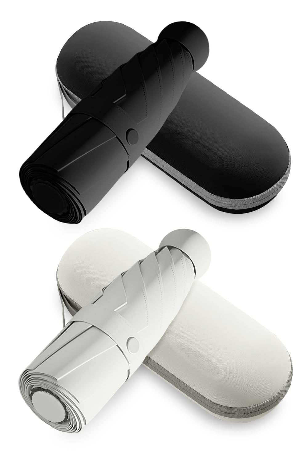 Trenovo Mini Folding Umbrella, Small Pocket Compact Umbrella for Purse Wallet, UV Sun Rain Travel Umbrellas for Backpack, Portable Folding Umbrellas