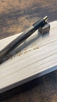 Amazon.co.jp: 野原工芸 特上黒柿 新型 MP シャーペン ゴールド