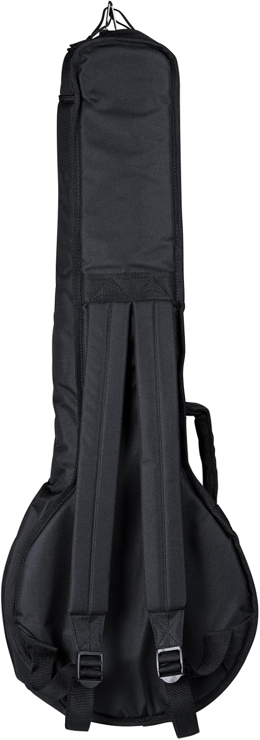 Deering Goodtime 5-String Openback Banjo Art Deco Inlay Bronze Powder Coat Hardware Open Back with Instrument Alley Bag, Tuner, Mute, Picks Combo - Made in the USA