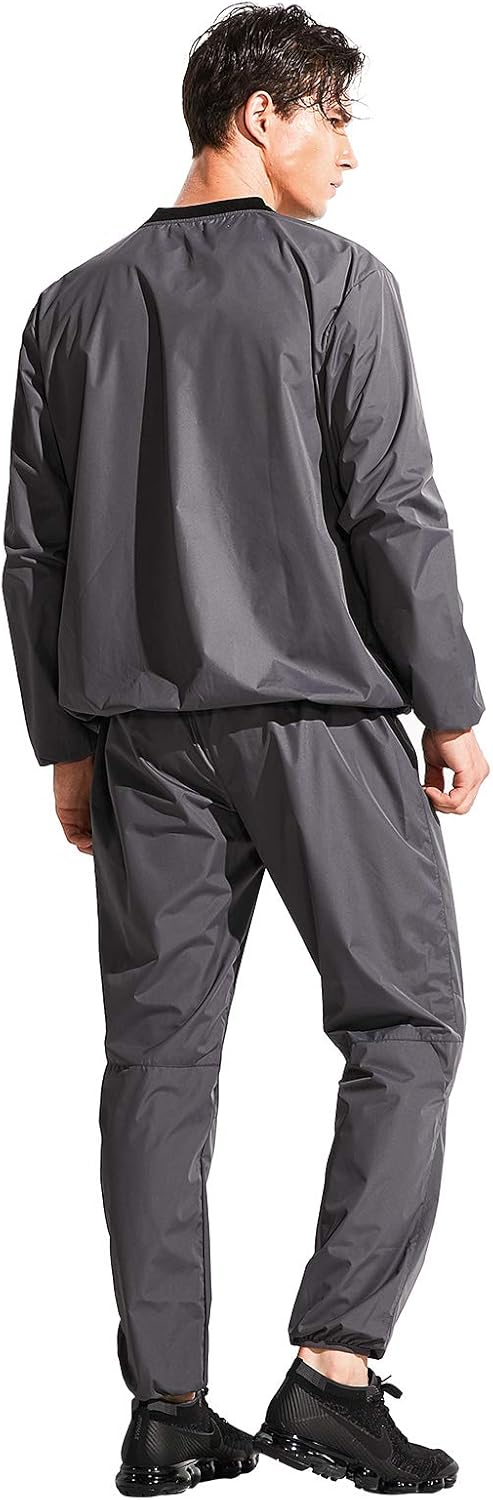 HOTSUIT Sauna Suit Men Anti Rip Sweat Suits Gym Boxing Workout Jackets : Sports & Outdoors