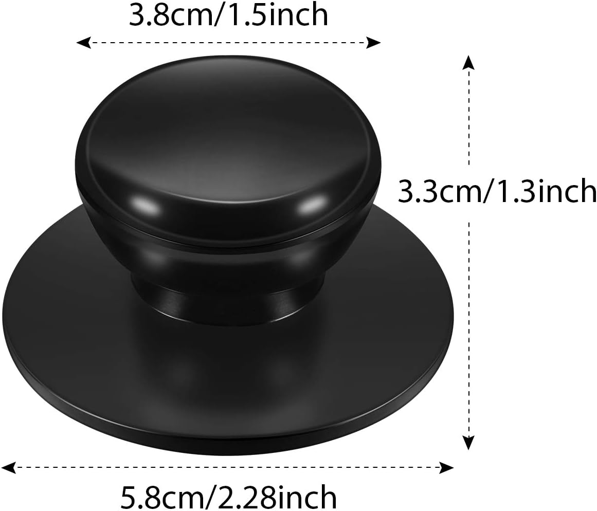 Boao Pot Lid Knobs, Pot Lid Cover Knob Handle, Kitchen Cookware Lid Replacement Knobs Replacement Set (4)