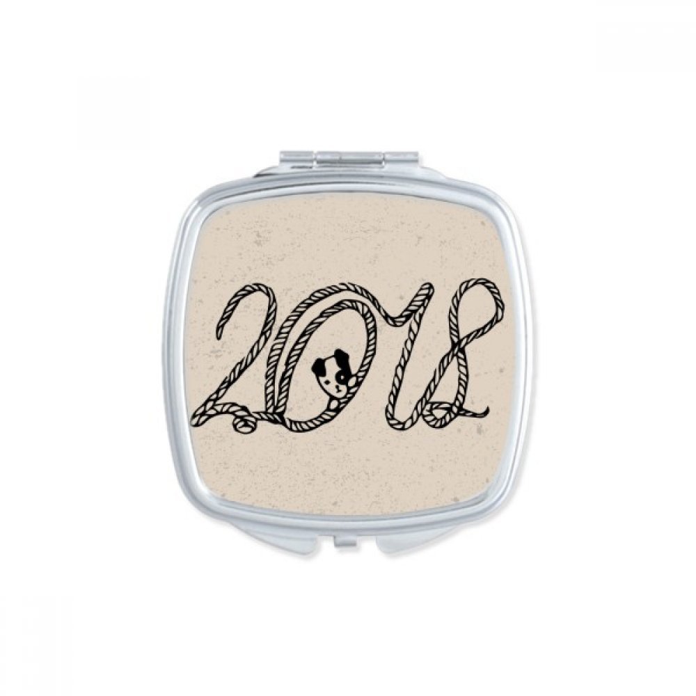 Miroir de poche portable comme petit cadeau mignon de vacances