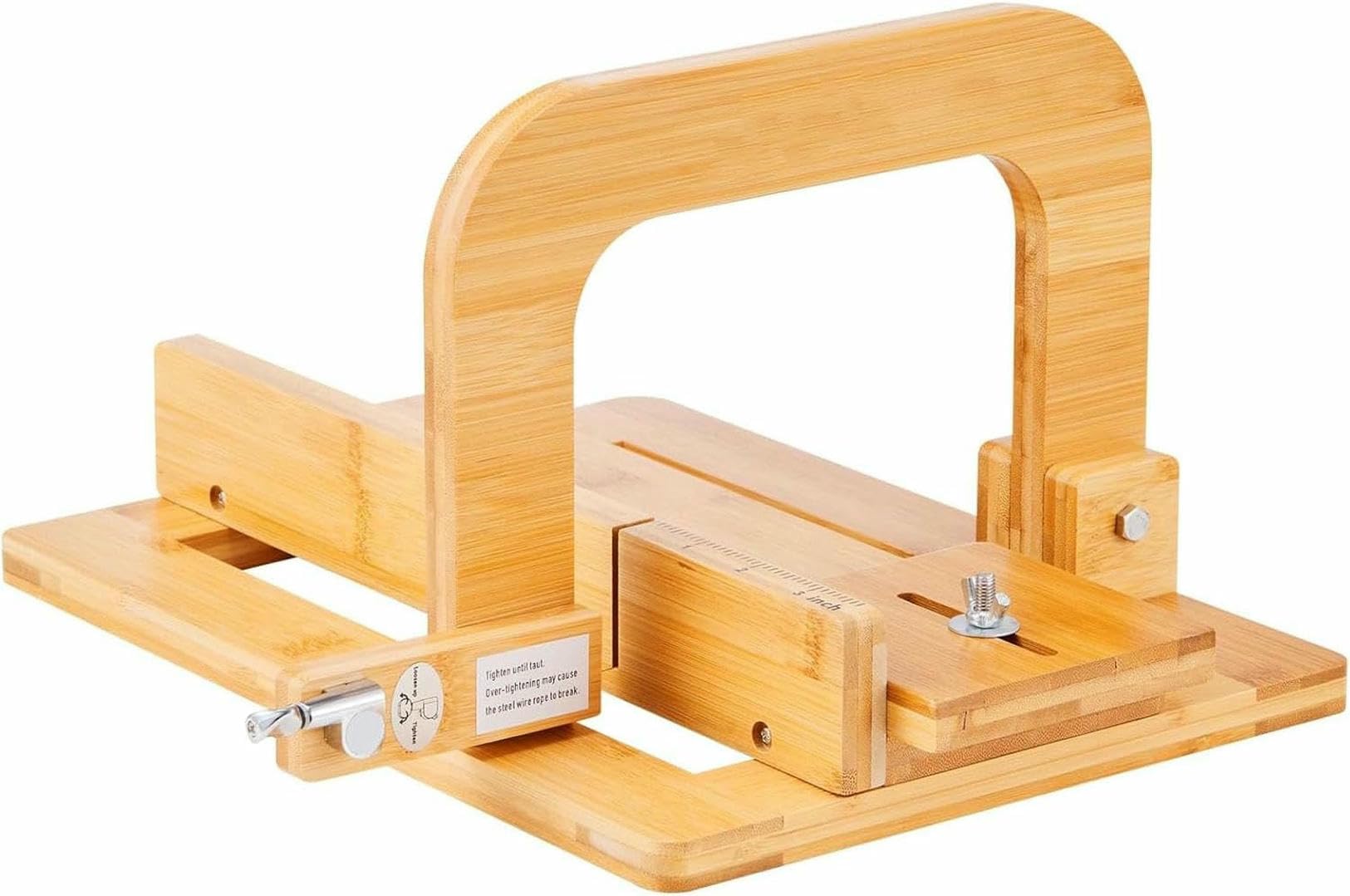 Cortador de jabón de bambú, cortador de jabón de madera, mesa de corte de jabón hecha a mano con superficie plana lisa para jabón de pan, velas