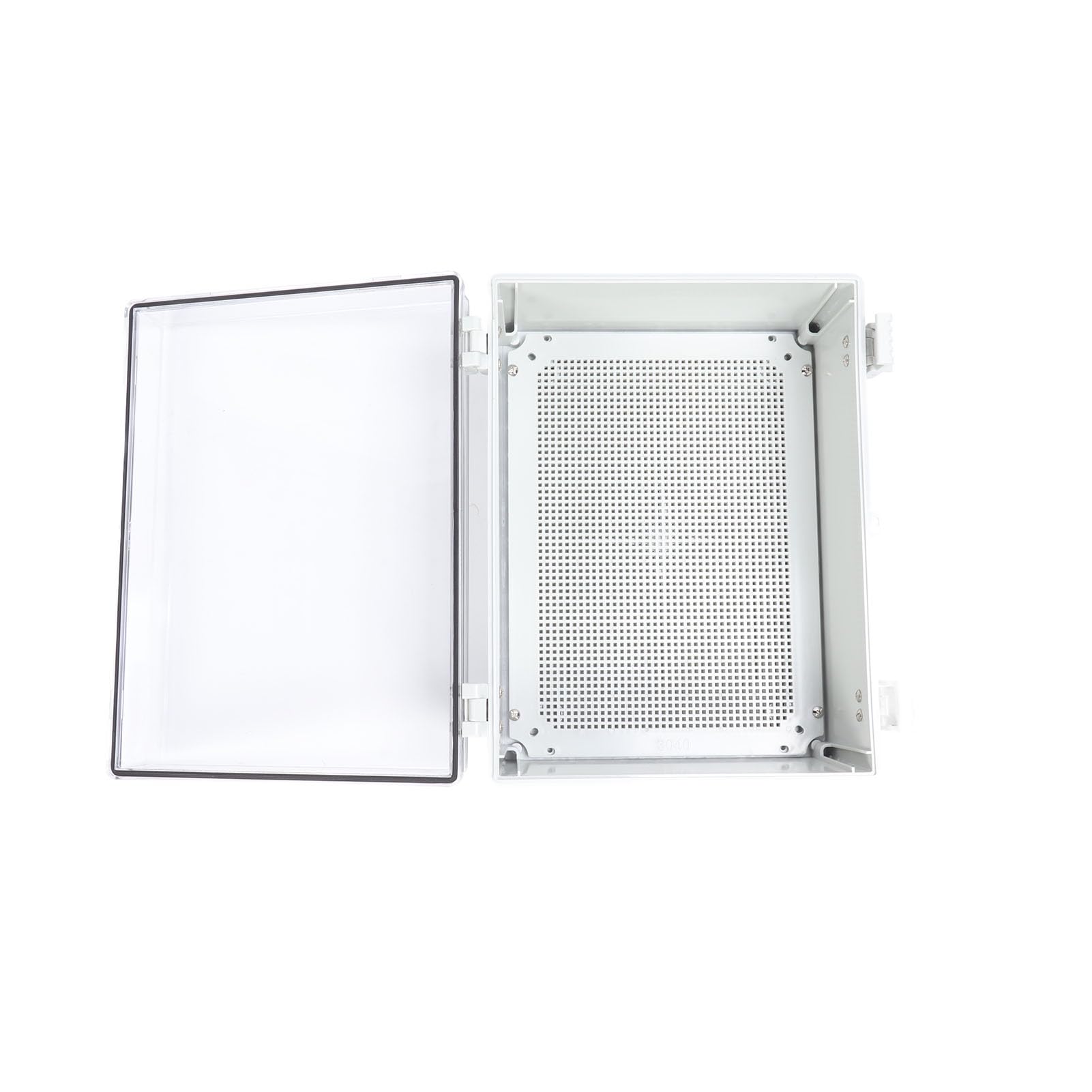 Caja de Conexiones Eléctricas 400x300x170 Mm con Cubierta Transparente, Caja de Proyecto IP66 para Exteriores Caja Eléctrica Impermeable para Bricolaje Caja de Plástico ABS para