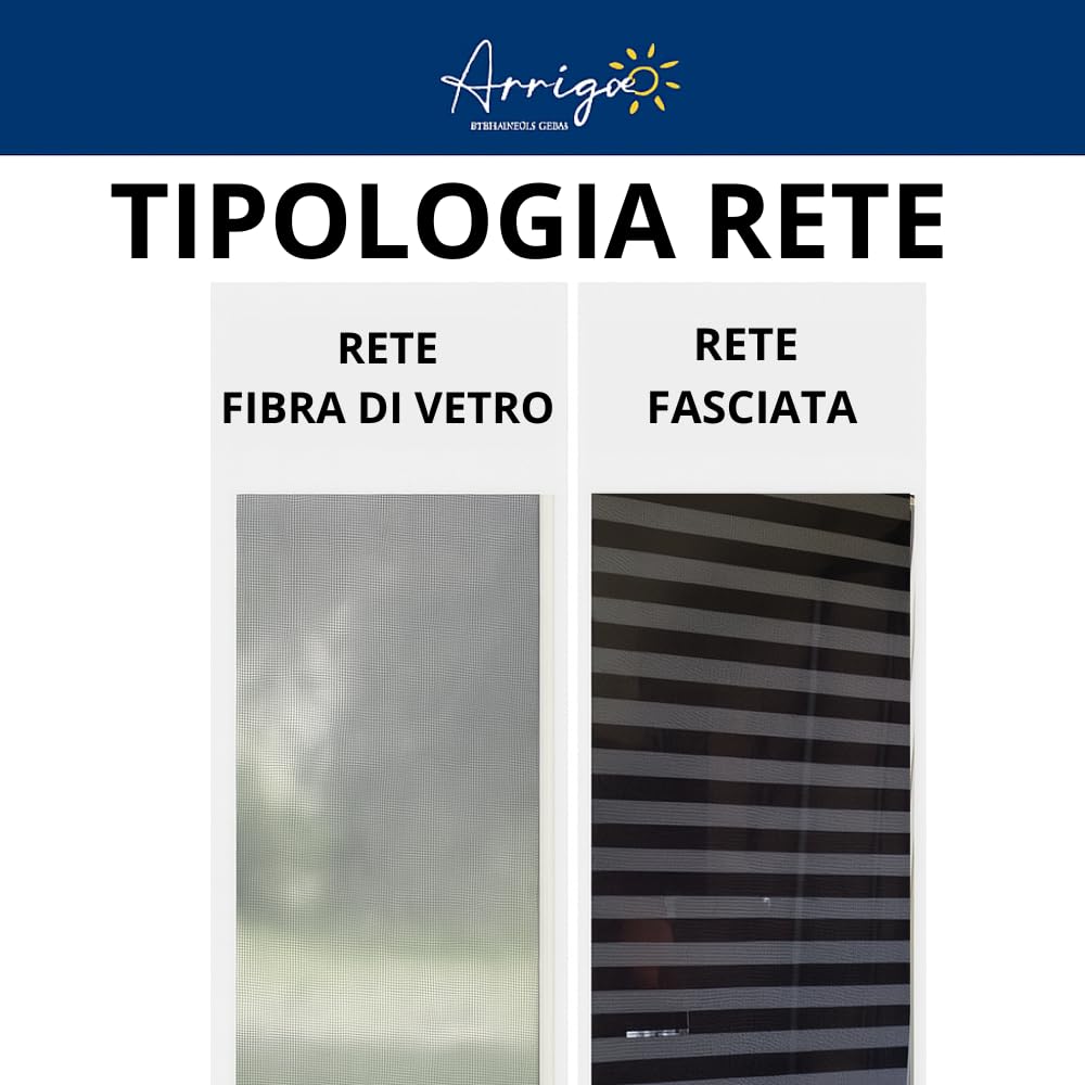 Zanzariera Laterale su Misura con Richiamo a Molla e Chiusura Magnetica | Guida Calpestabile | Rete in fibra di vetro | Struttura in Alluminio Vari Colori