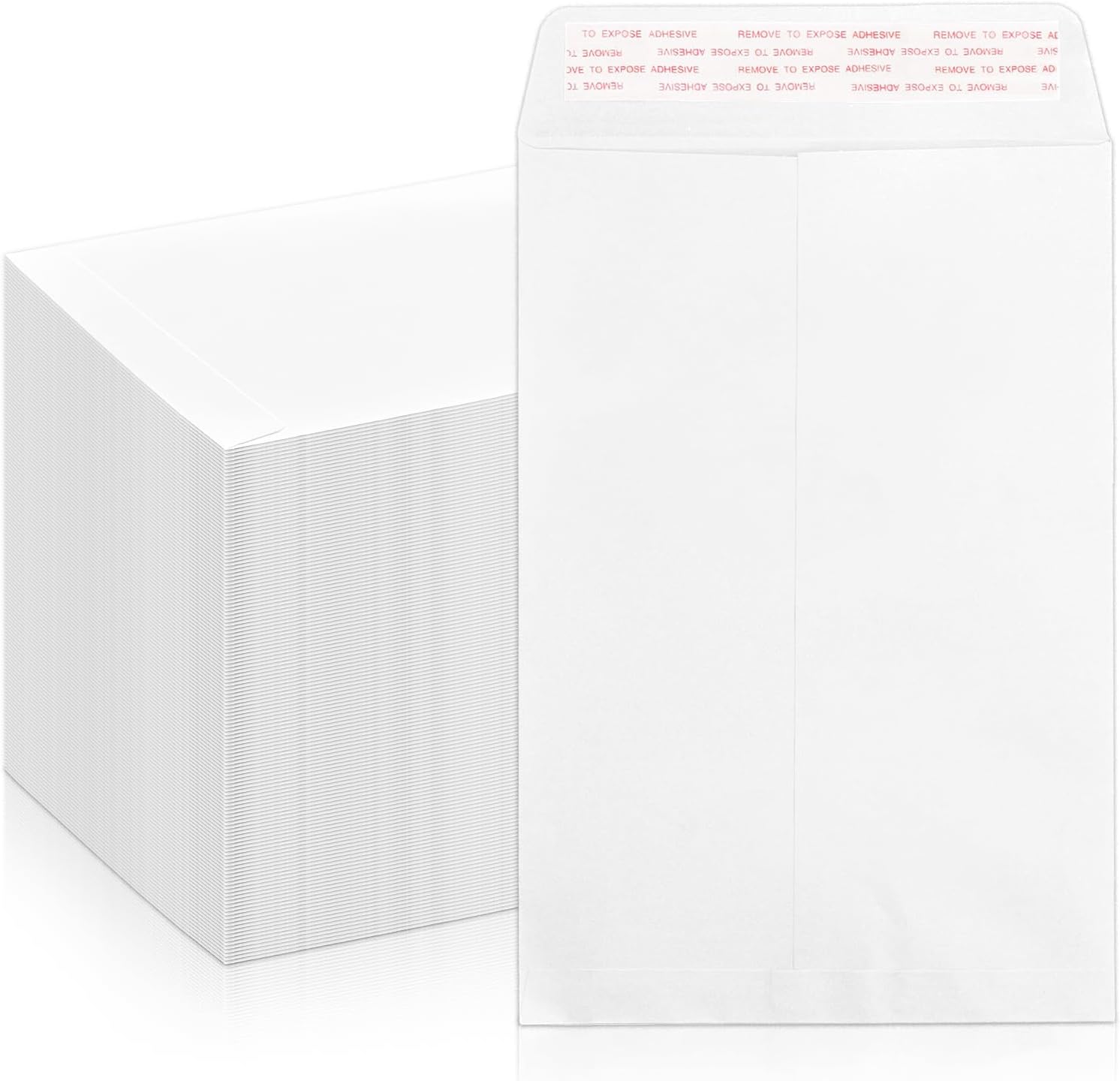 White Catalog 6x9 Envelopes Self Seal 250 PCS, Goefun
