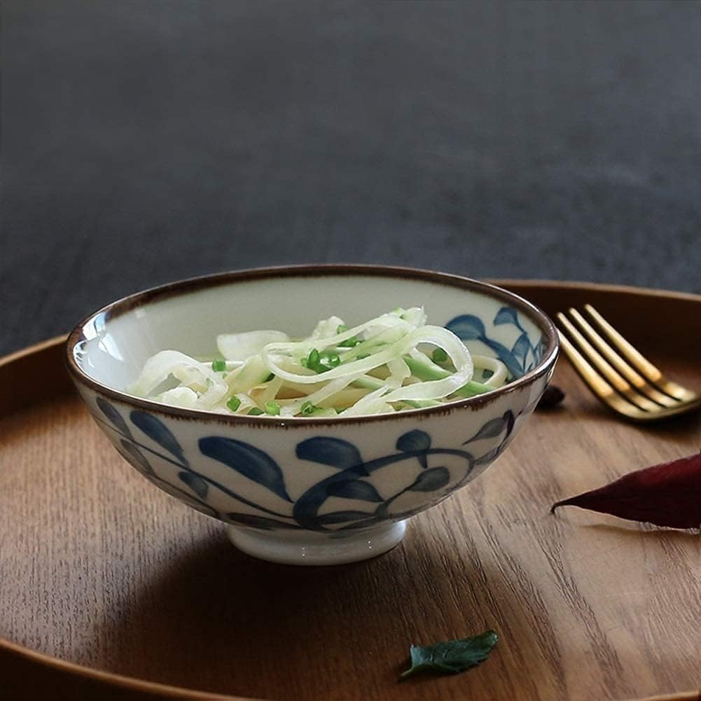 Miska na płatki, miski do zupy, miski ramen, porcelanowe miski na ryż miski na płatki, ceramiczne miski do zupy ceramiczne miski zupa/płatki śniadaniowe/sałatka/ramen/miska na owoce - 12,9