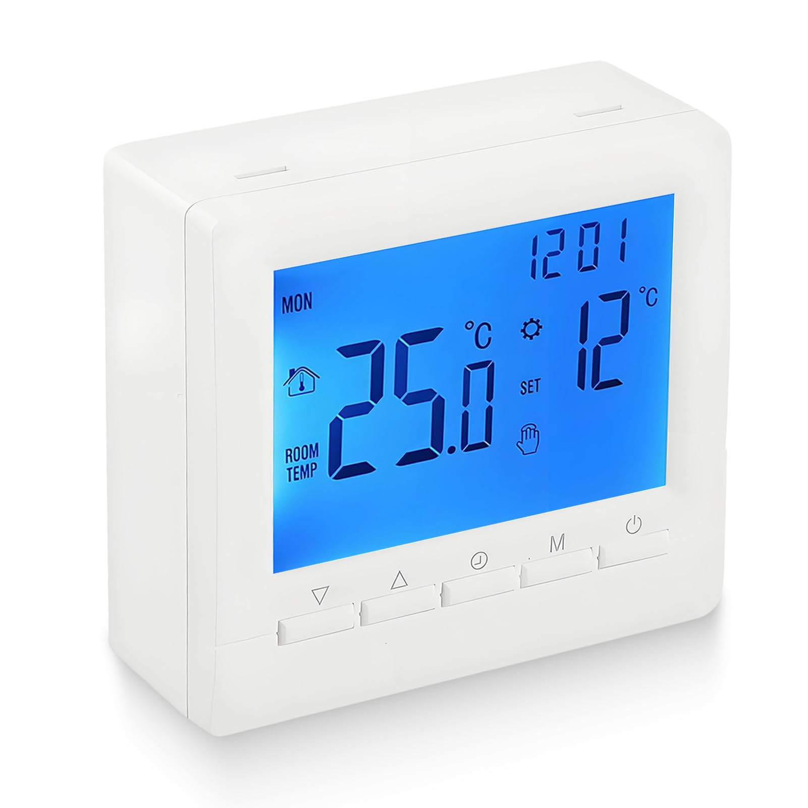Thermostat, 3A Programmable Thermostat Digital Room Temperature Controller LCD Room Heating Thermostats