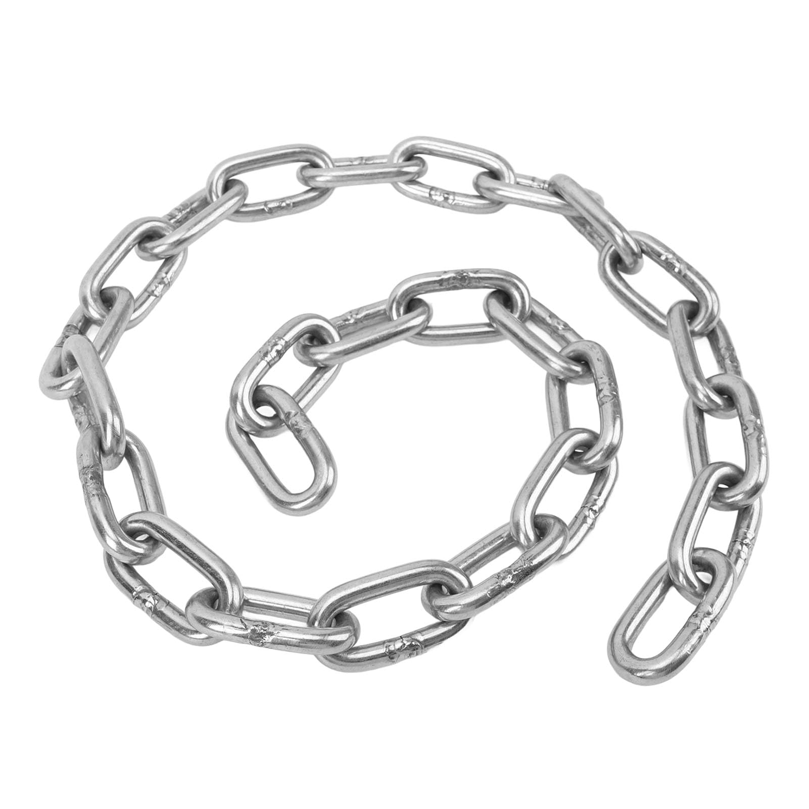 Cadena de Ancla para Barcos, 8 Mm, Acero Inoxidable 316, Grado Marino, Fijación Segura Universal, Reemplazo de Cadena de Plomo de Ancla Versátil para Yates Marinos, Barcos de Pesca