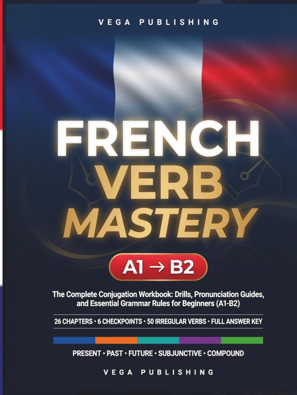 French Verb Mastery: The Complete Conjugation Workbook: Drills, Pronunciation Guides, and Essential Grammar Rules for Beginners (A1–B2) - For English Speakers - (FRENCH UNLOCKED SERIES)