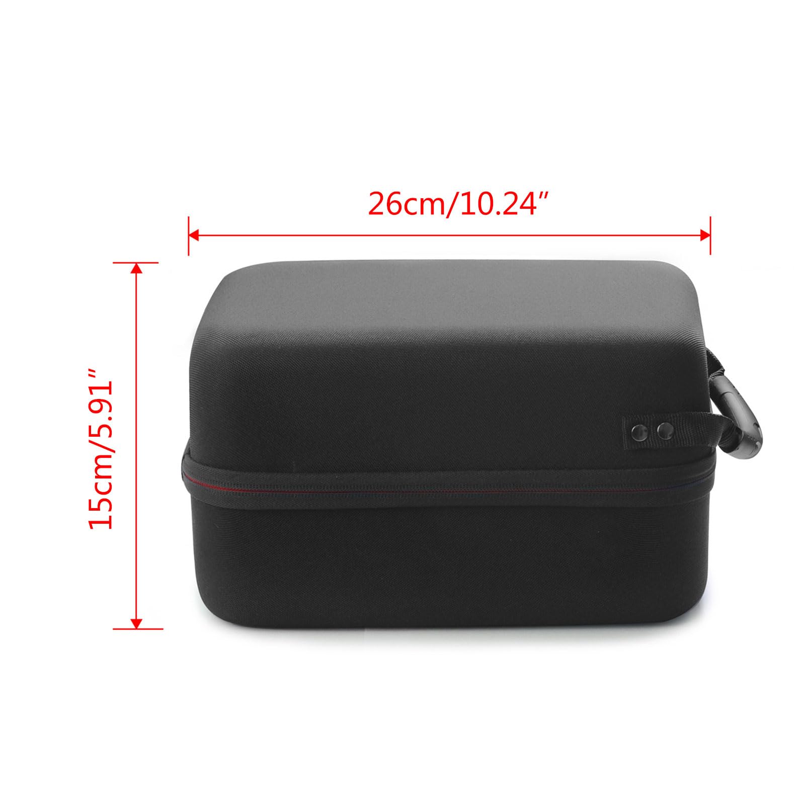 Bolsa de almacenamiento compacta y de EVA, multiuso, a prueba de golpes, almacenamiento duro de EVA para proyectores, organizador de proyector apto para viajes