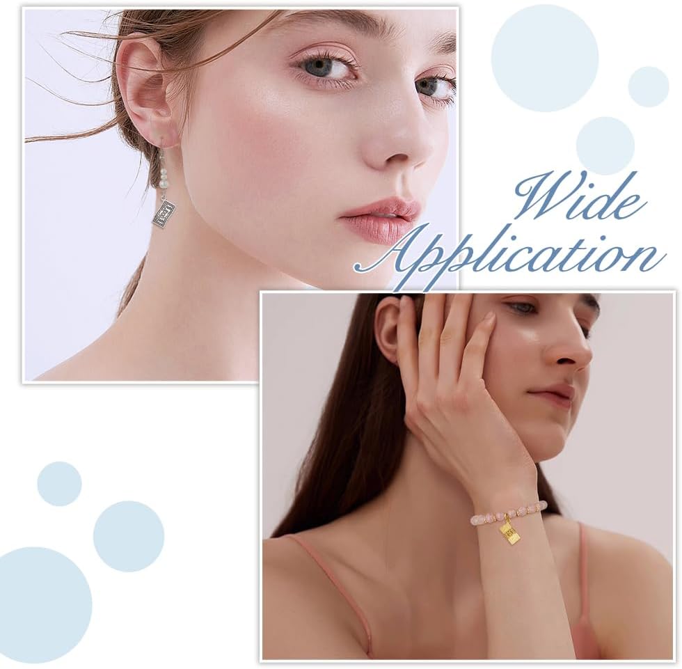 100Pcs 2 Styles Money Charms 5 Colors Silver Gold Dollars Bill Charms US 100 Dollar Bill Coin Currency Alloy Charm for Jewelry Making Keychain Earrings Necklace Bracelets DIY Crafts - Image 6