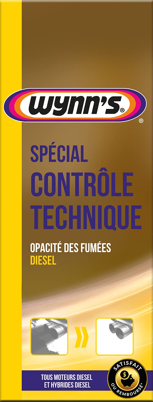 Wynn's Aditivo Control Técnico Diesel - Limpiador de inyectores - 325 ml | Reduce los Humos Negras - Limpia los Inyectores Diesel - Ayuda a Preparar el Vehículo para el Control Técnico