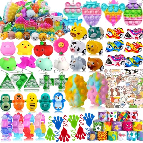 Taulaap 134 Pack Party Favors for Kids 3-5 4-8-12,...