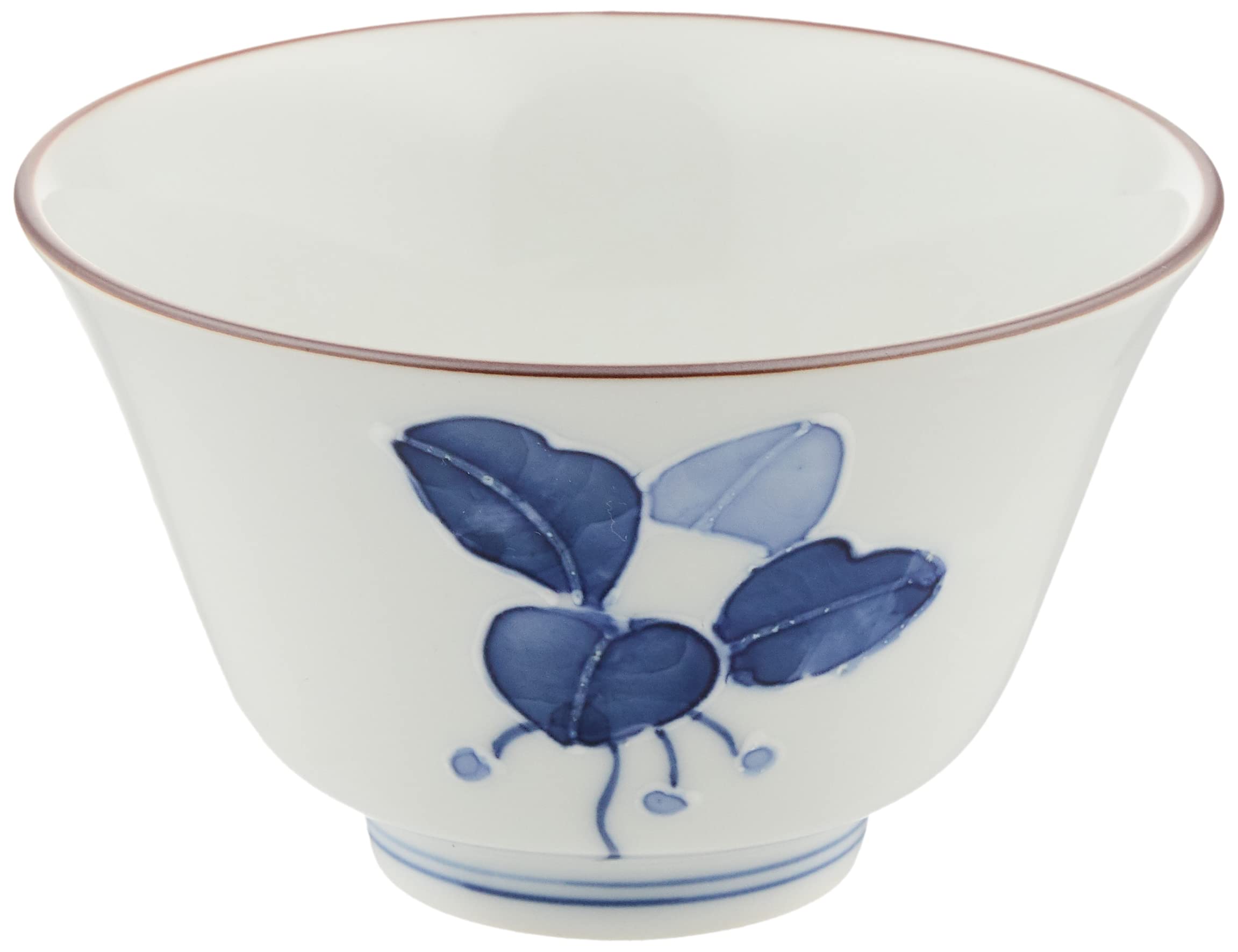 Hasamiyaki Reverse Mold Sencha Bowl, Manryo
