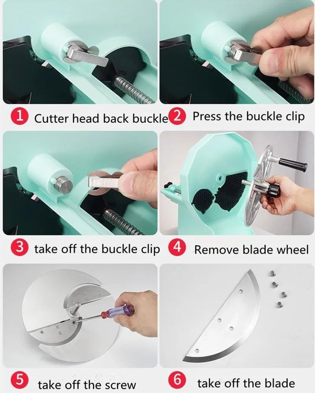 Cortador manual de frutas, grosor ajustable de 0 a 12 mm, trituradora de verduras multifuncional, acero inoxidable para el hogar y la cocina