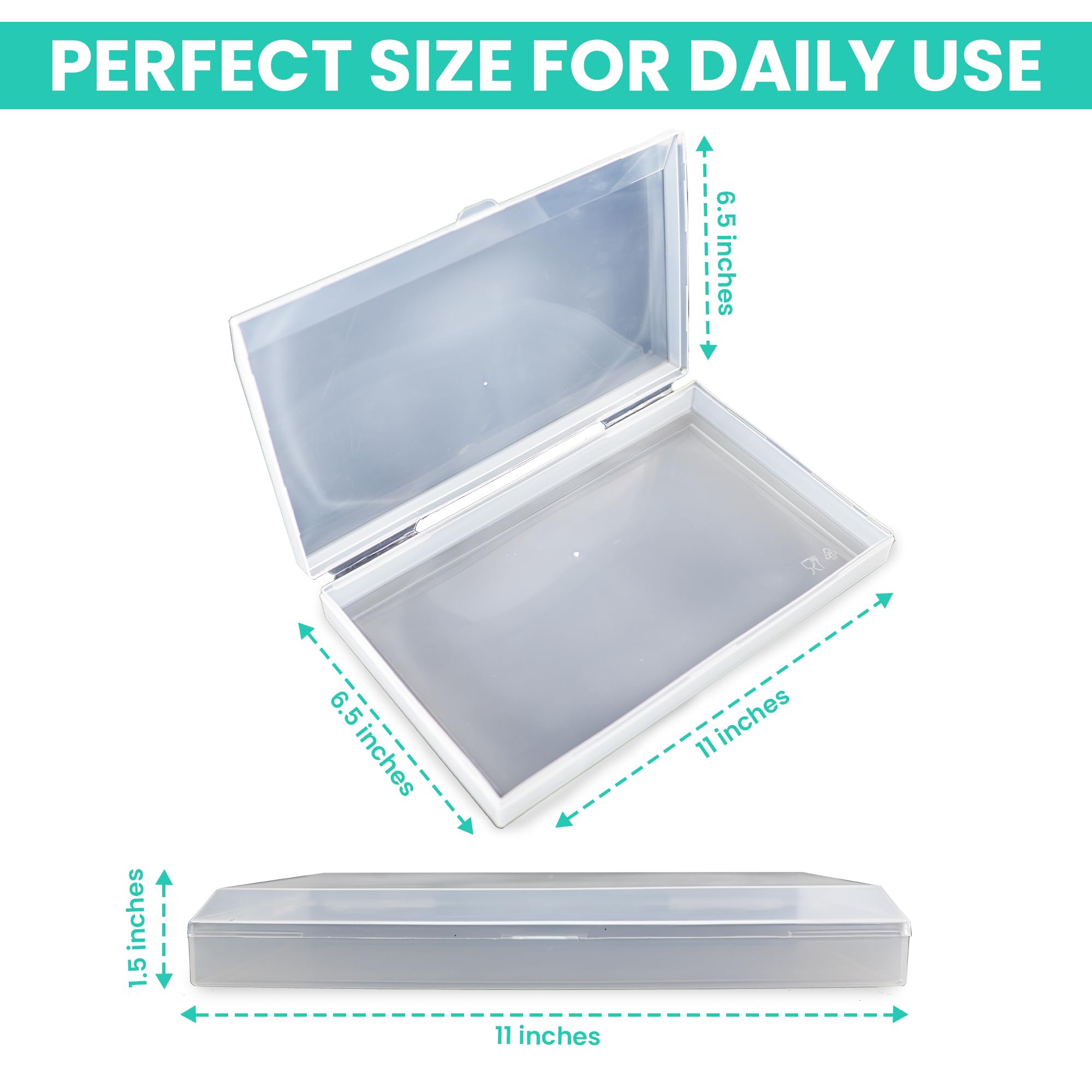 Bacon Saver - Contenedor de almacenamiento de carne de delicatessen, capacidad de 1 libra, 11 x 6.5 pulgadas, tapa transparente hermética, apto para lavavajillas, apto para alimentos 6