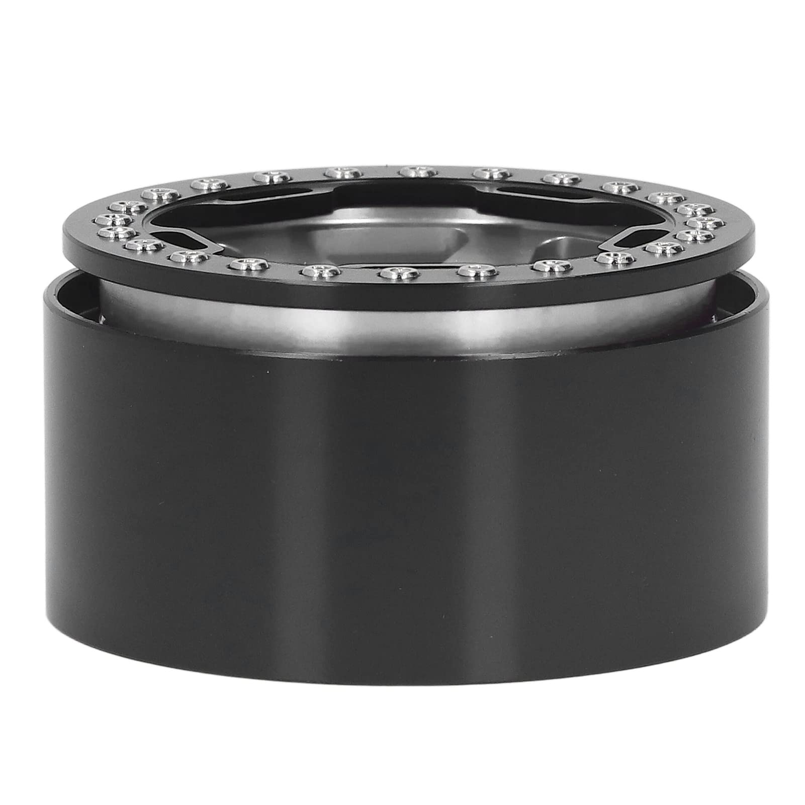 Trwałe 2,2-calowe Piasty kół RC ze Stopu Aluminium do Axial SCX10, Stabilna Jazda dla Samochodu RC w Skali 1/10 (Srebrny)