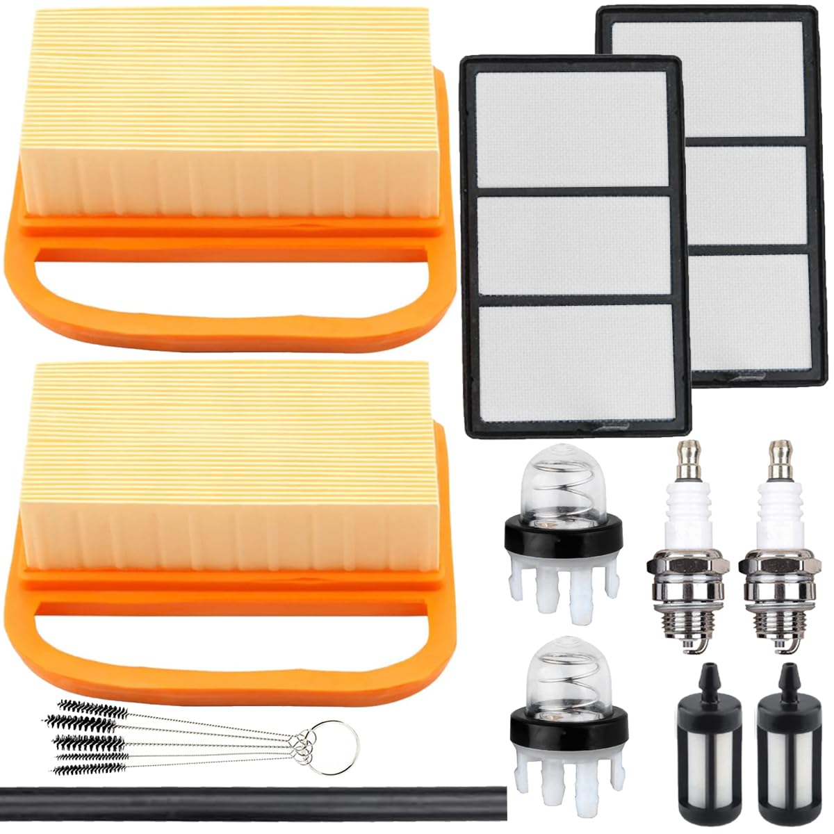 ZAMDOE TS410 TS420 Prefiltro Aria per Stihl TS410 TS420 TS410Z TS420Z TS480i TS500i Sega da Taglio per calcestruzzo Sostituisce 4238 141 0300 Parti con Candela di accensione Bulbo di adescamento
