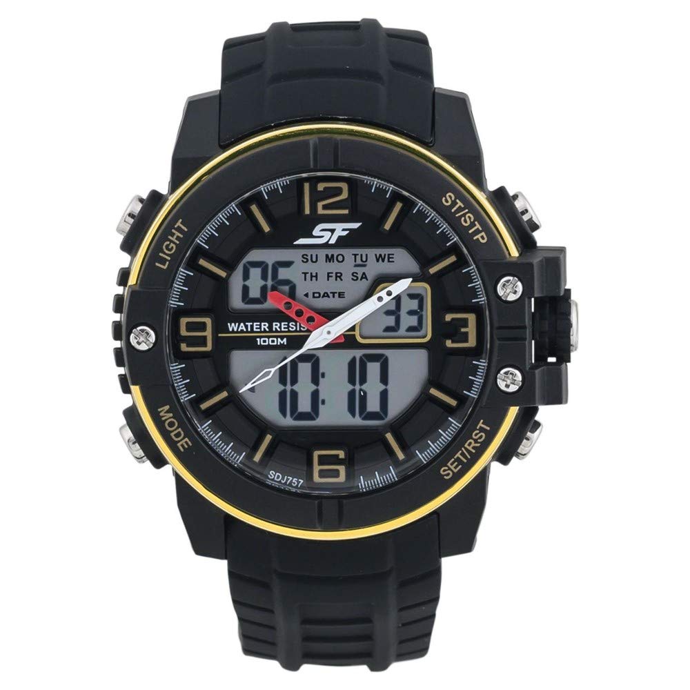 SF Pulse Analog-Digital Black Dial Mens Watch - 77099PP04 / 77099PP04 (B07ZTLHX1R) Amazon Price History, Amazon Price Tracker