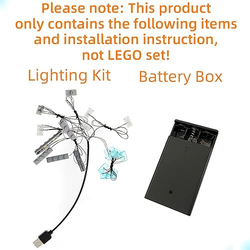 Miniatura 3 de Kit de luces LED para la versión 2019 The Rise of Skywalker Millennium Falcon compatible con el modelo Starship Lego 75257 (juego de modelos no