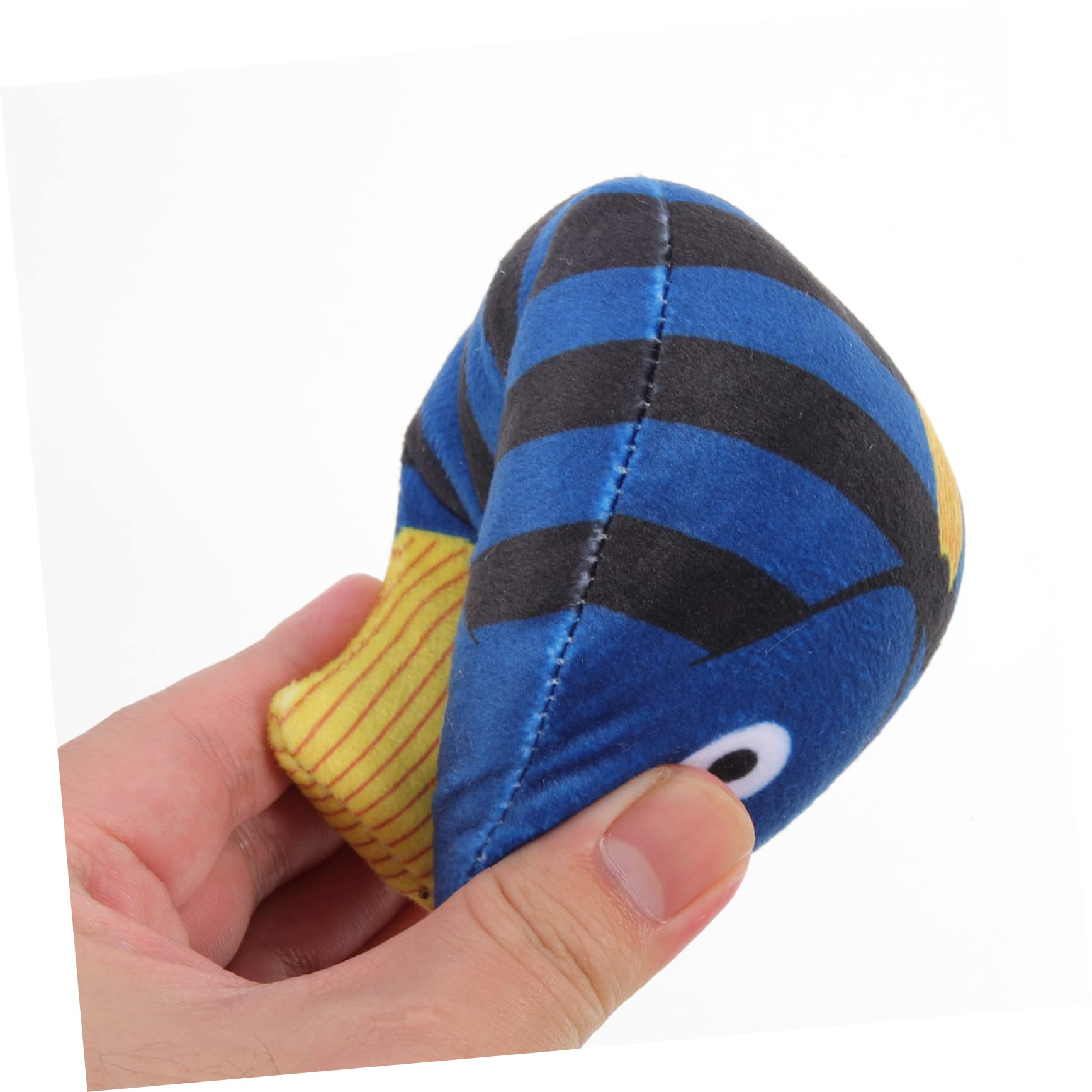 BESPORTBLE Jouet à Mâcher pour Chat Herbe à Chat Forme Poisson en Peluche Naturelle, Solide et Interactif Stimule et Amuse pour Chatons en Intérieur