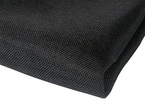 Flushbay Parrilla de tela de lino de una sola capa para altavoces, tela protectora de malla a prueba de polvo, tela estéreo de repuesto para