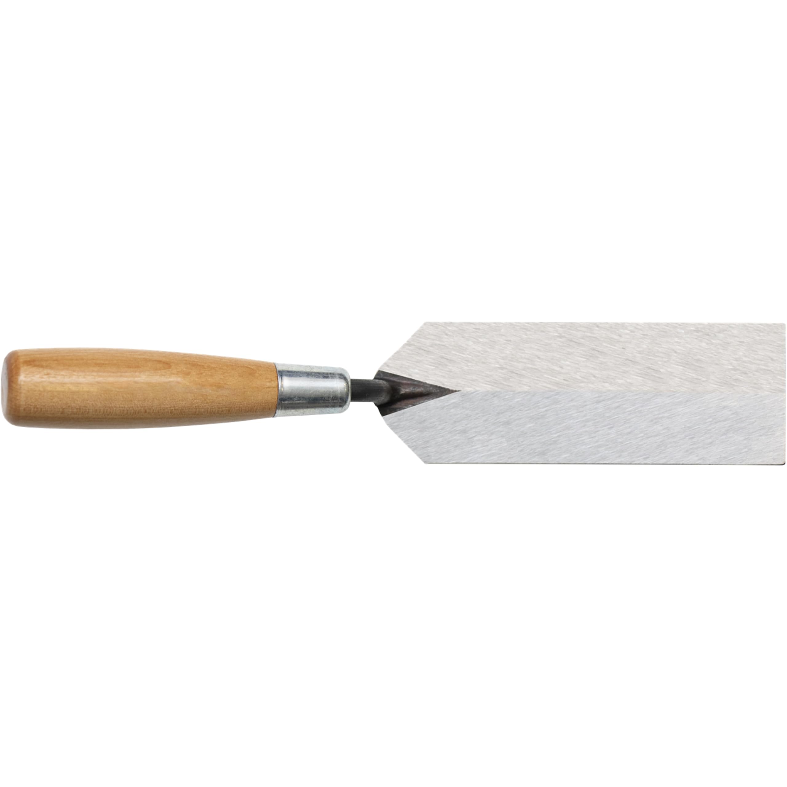 Paca krawędziowa Marshalltown z uchwytem z twardego drewna, stal węglowa, wymiary: 152x51 mm