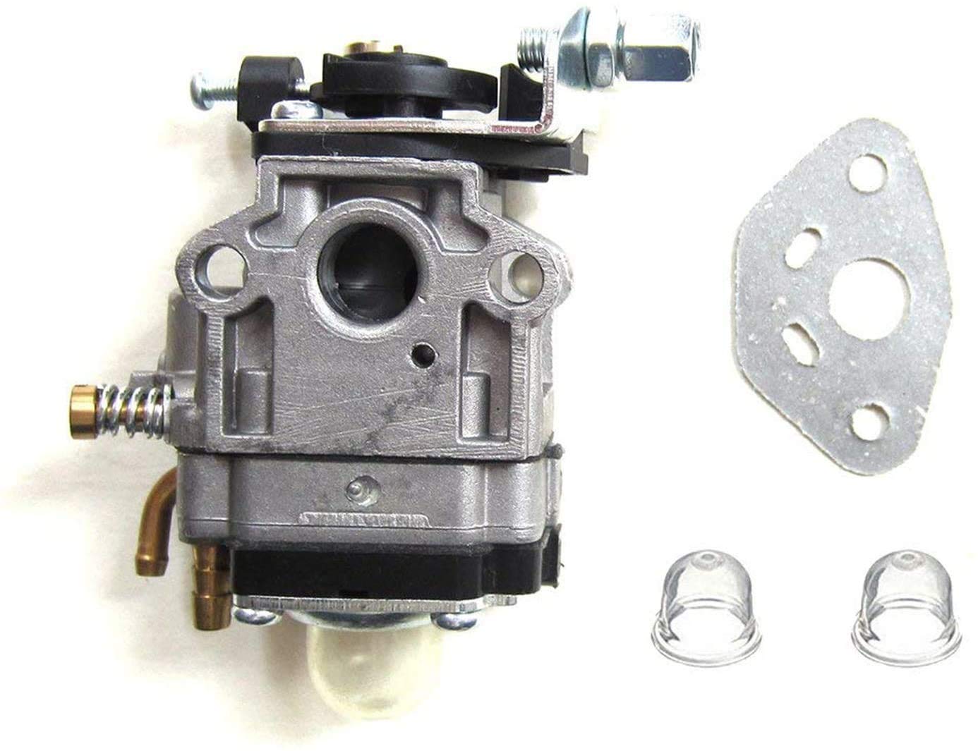 HOQO Carburetor & Fuel Line For Troy Bilt Back Pack Blower 753-06442 Craftsman TB2BP TB2BV TB2EC