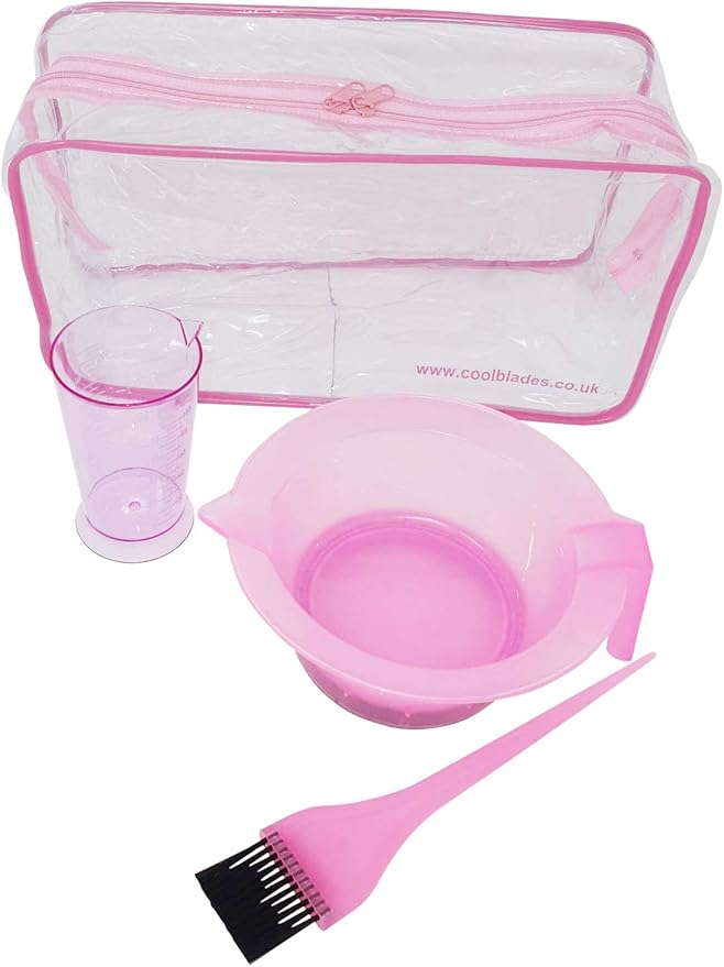 Professional Hairdresser's 4Piece Pink hair dye and Tinting Set