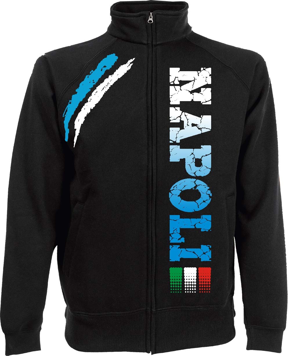 Giacchino Napoli Tifosi Ultras Calcio Sport dalla S alla XXL e 4 Colori Disponibili