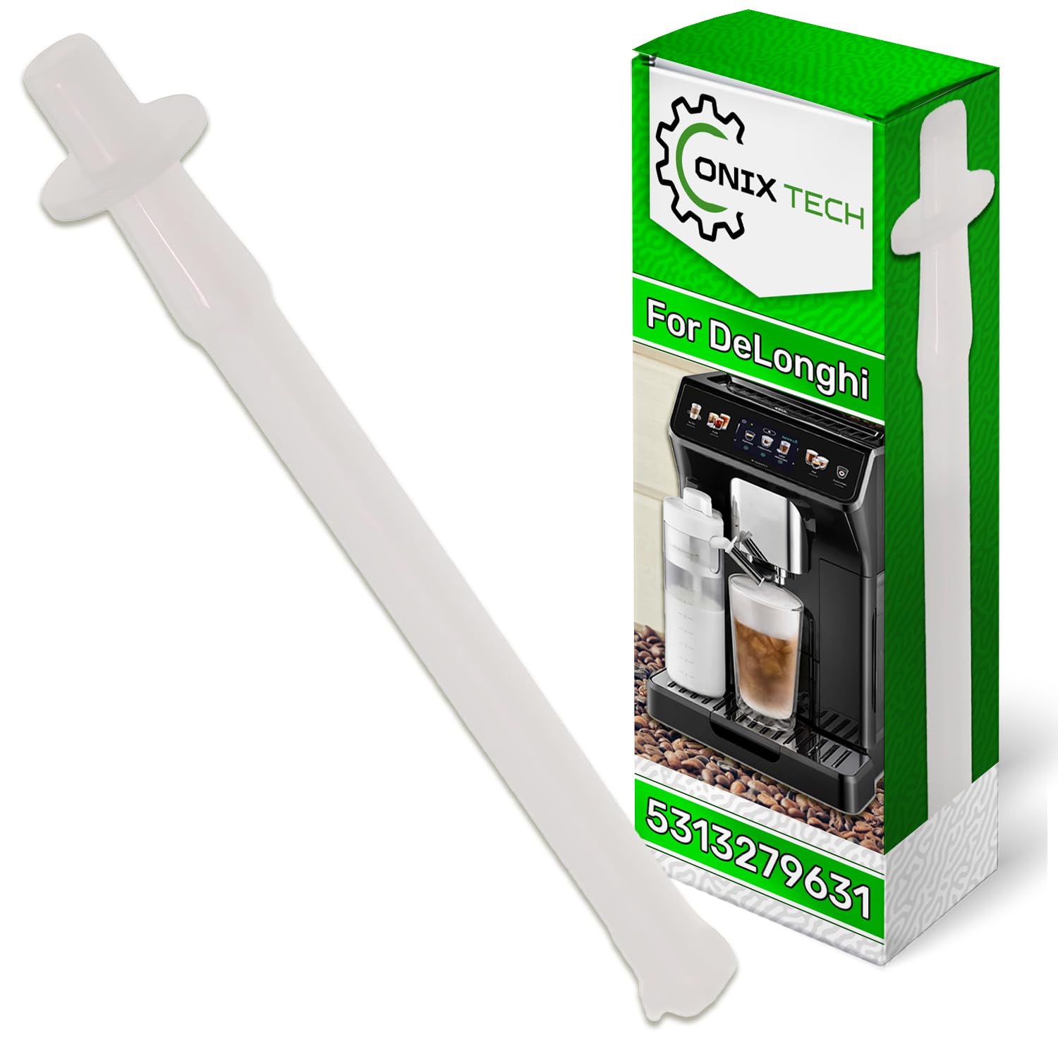 Milk Intake Tube for Coffee Machines with the Original Code 5313279631 for DeLonghi Milk Tube for DeLonghi Eletta Explore - Warranty 5 Years