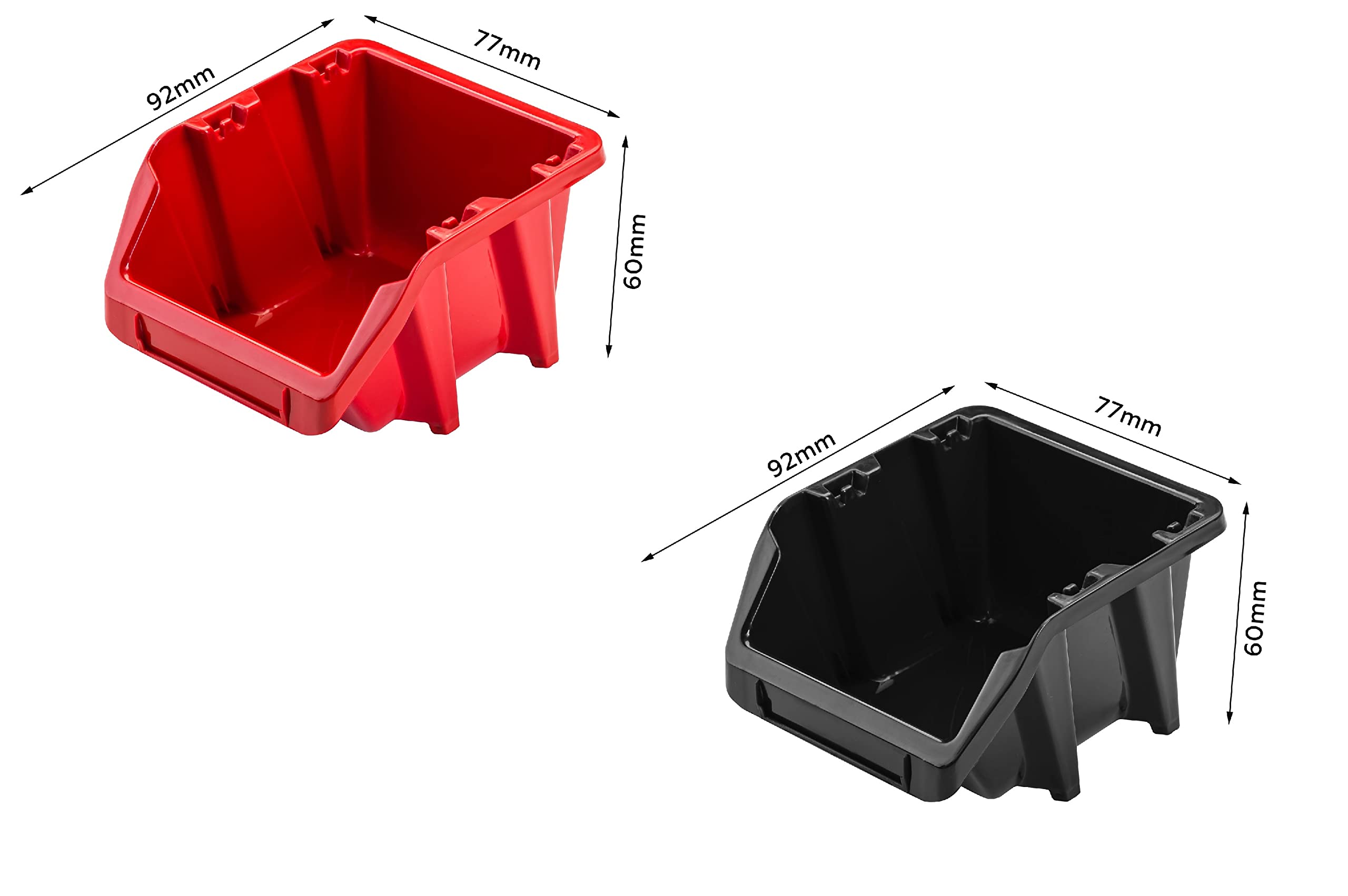 Sistema Di Scaffalatura Da Parete Per Officina - 158x78 Cm, Con Supporti Per Attrezzi E Scatole Impilabili - Foto 11