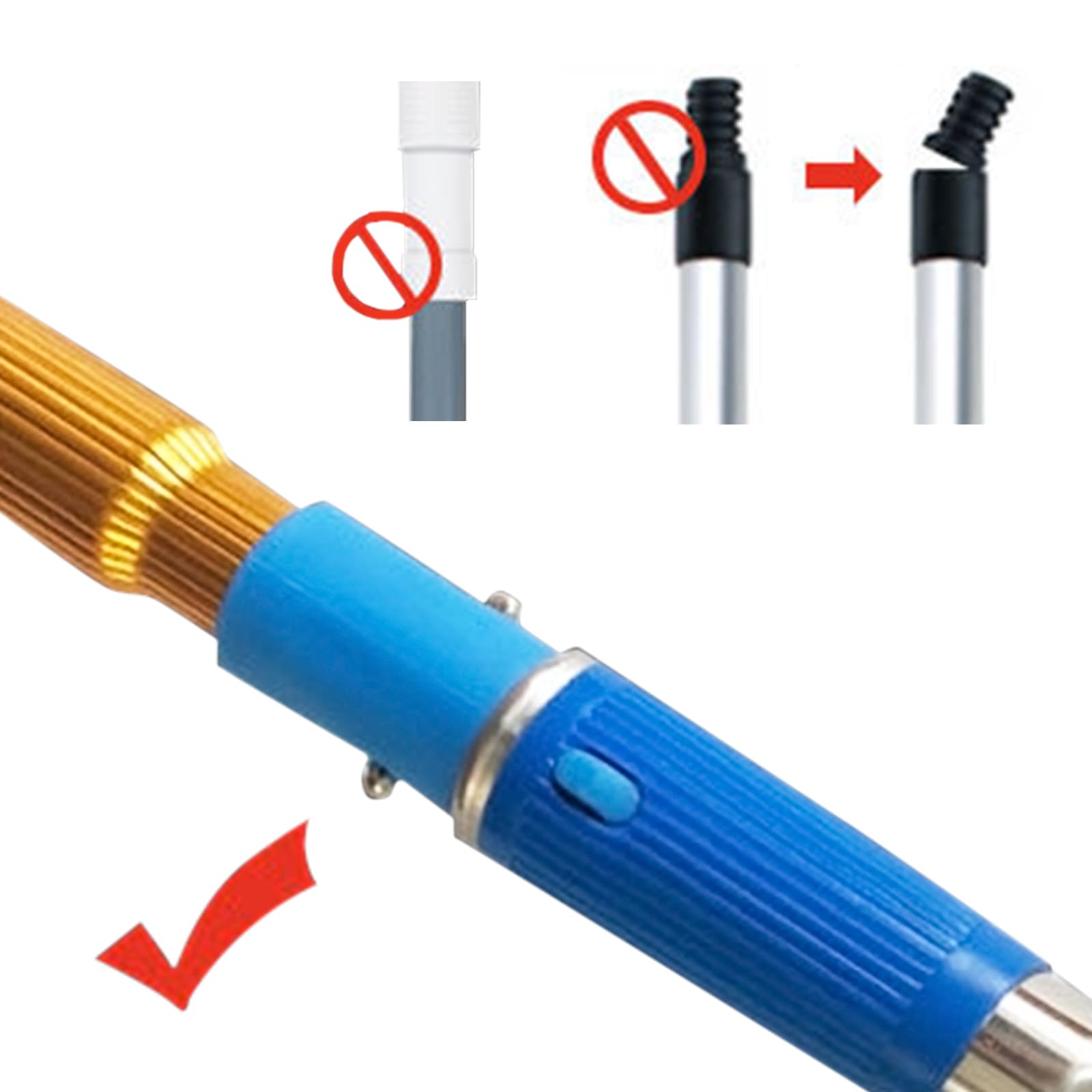 Limpiacristales Profesional con limpiacristales 35cm,Paño de Microfibra extraíble de 35 cm,Plumero,Bolsas,Rascador,Limpia Cristales para Ventanas Altas (10.5m)