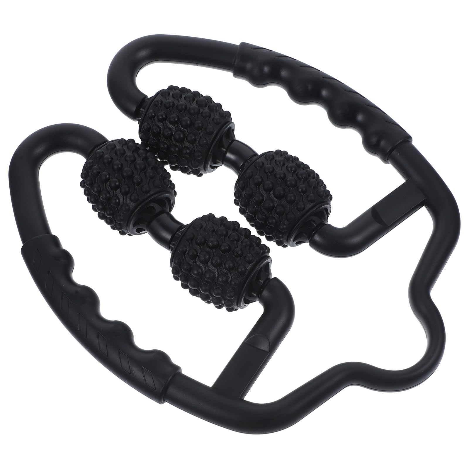 Rullo Massaggiante Muscolare per Gambe e Braccia Bastone Fitness Rilassante Impugnatura Ergonomica Dispositivo per Massaggio Muscolare Quotidiano e Recupero Sportivo
