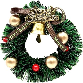 Melody Jane Dolls Houses Dollhouse Large Decorated Merry Christmas Wreath Miniature Door Accessory 1:12