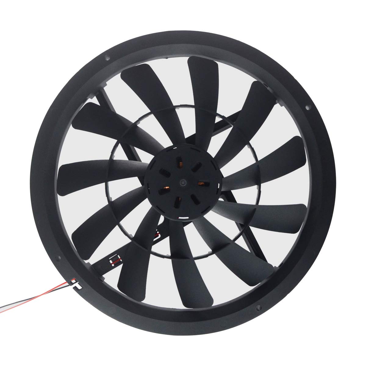 Ventola di raffreddamento da 250 mm CC 12 V, 1200 giri/min, 40 dBA, molex 4D, 25 x 3 cm, per computer case server silenzioso