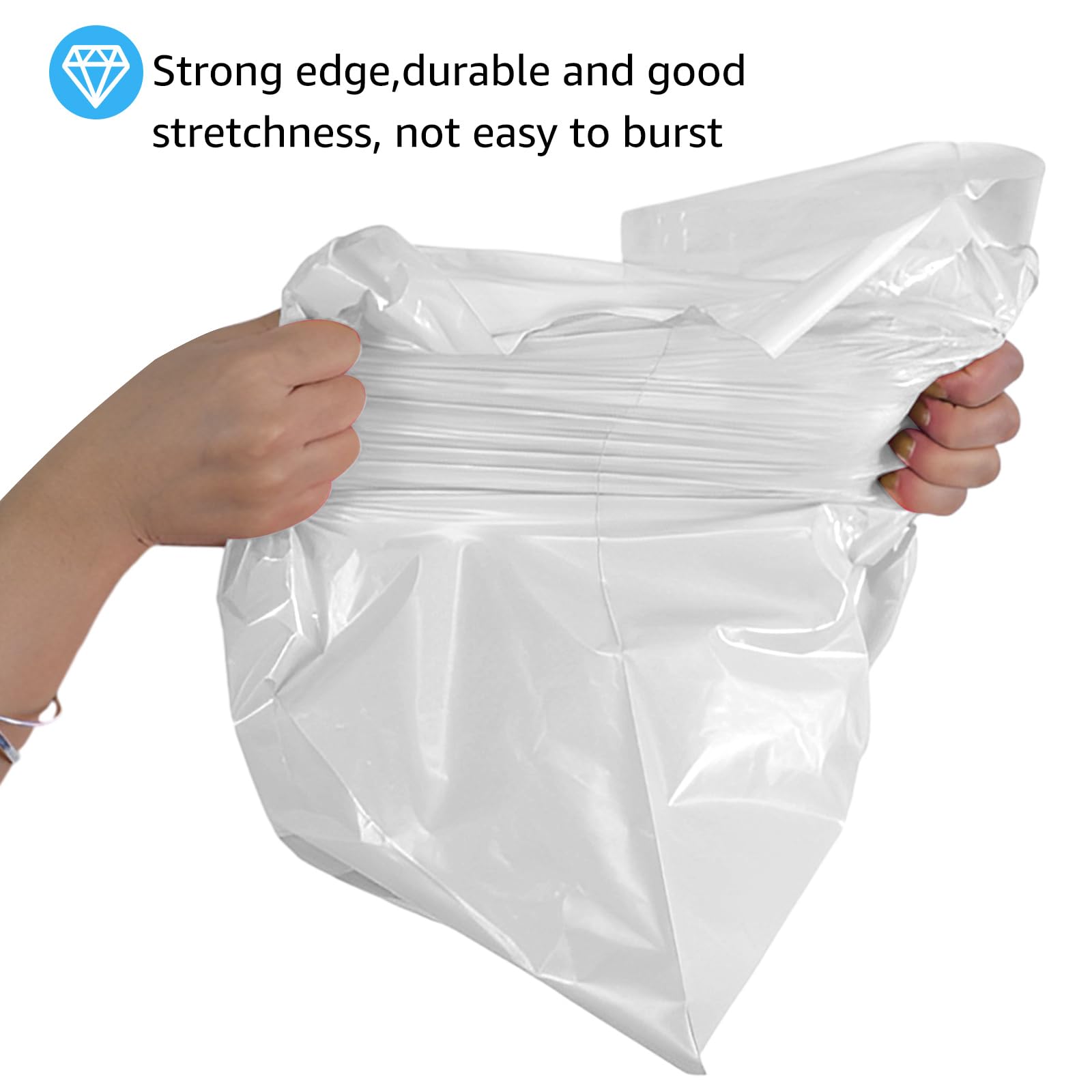 100 Stück Versandtaschen Plastik, 40×55 cm Versandbeutel Blickdicht Selbstklebend Versandtaschen Warensendung Versandtüten für Kleidung Logistikverpackungen Transport Verpackungskarton
