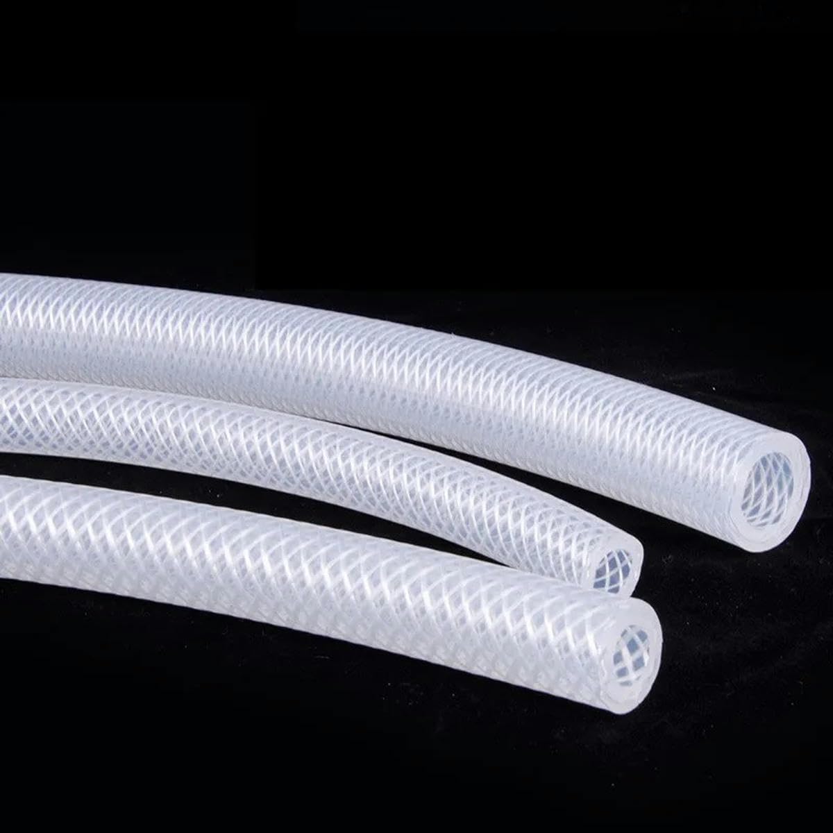 Silikonschlauch, flexibler Gummischlauch, Milchschlauch, Bierleitung, 4 5 6 8 10 12 16 mm Innendurchmesser, 1 m, Außendurchmesser 24 x Innendurchmesser 16 mm