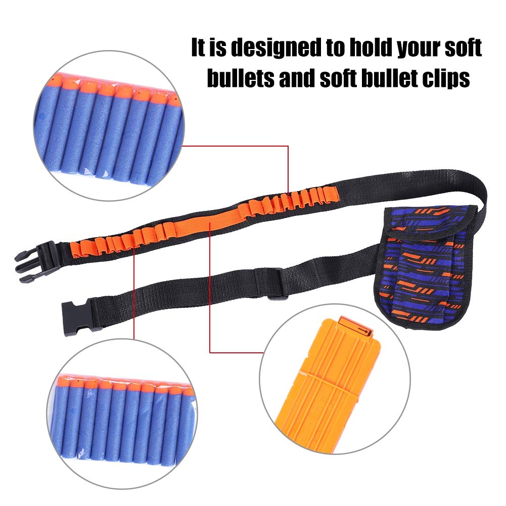 VGEBY Schultergurt, Toy Gun Darts Schultergurt Soft Storage Schulterband mit Bag